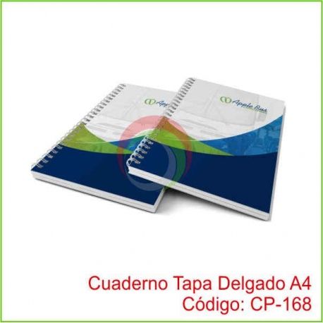 Cuaderno Tapa Delgado A4