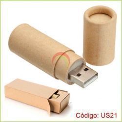 USB Ecológico Cilíndrico de 8 GB