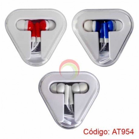 Audifono triangular