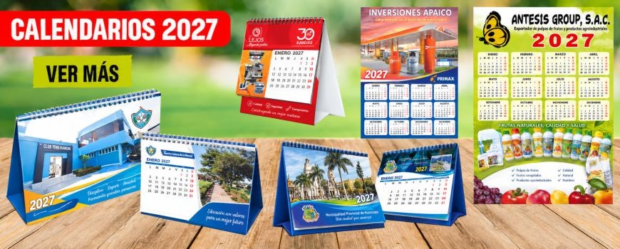 Ver Calendarios Publicitarios